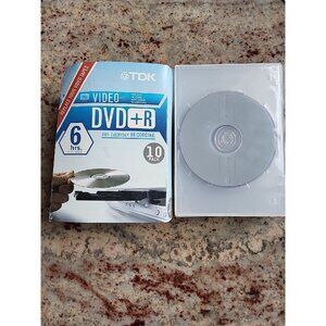 TDK Video DVD Disc 8-Pack New, Missing 2 Discs For Everyday Recording Replace